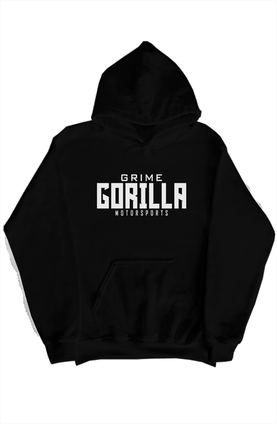 Black and White Design Hoodie | Grime Gorilla Motorsports