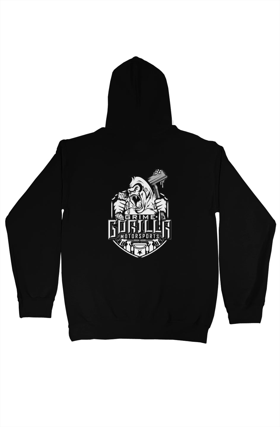 Black and White Design Hoodie | Grime Gorilla Motorsports