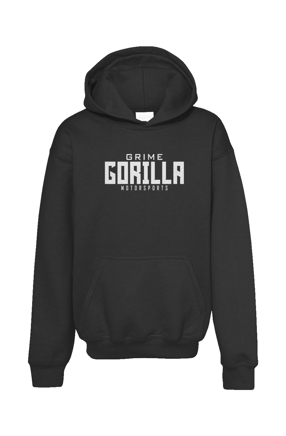 Black and White Design Youth Hoodie | Grime Gorilla Motorsports