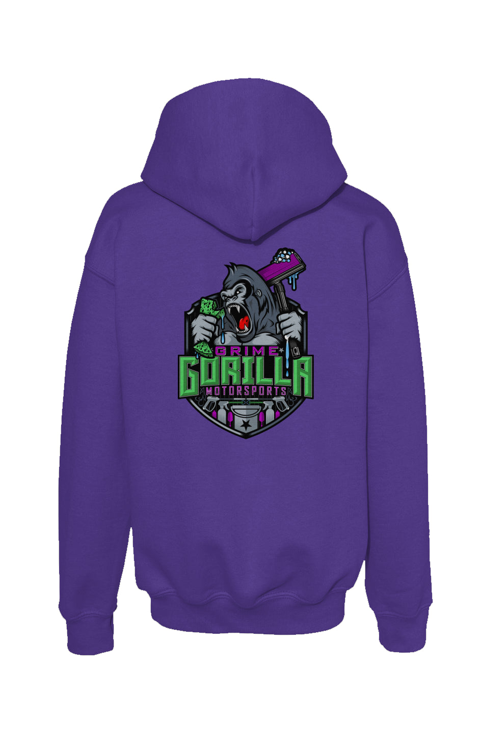 Color Design Youth Hoodie | Grime Gorilla Motorsports
