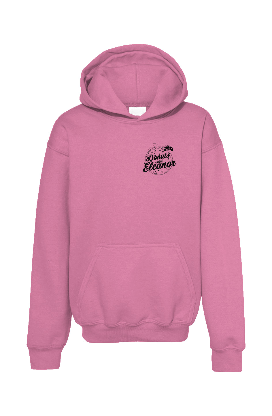Black Logo Youth Hoodie | Eleanor Stanley
