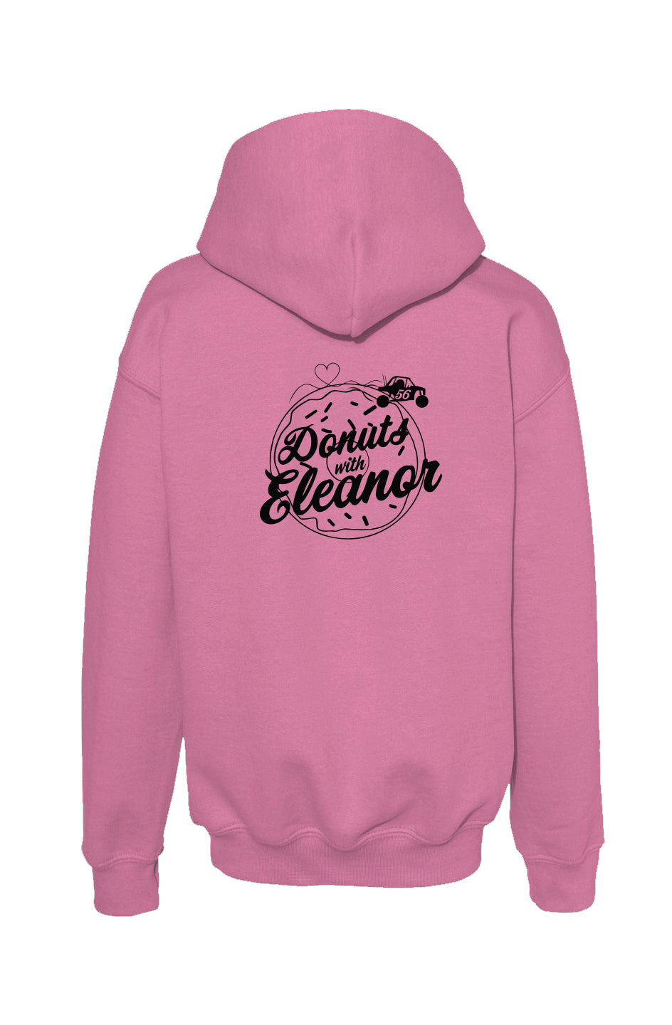 Black Logo Youth Hoodie | Eleanor Stanley