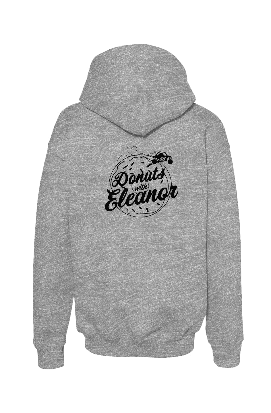 Black Logo Youth Hoodie | Eleanor Stanley