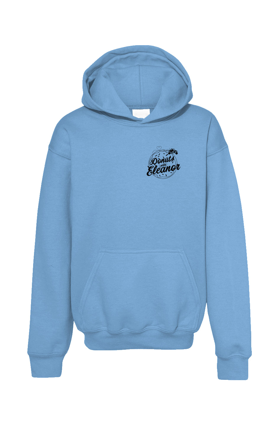 Black Logo Youth Hoodie | Eleanor Stanley