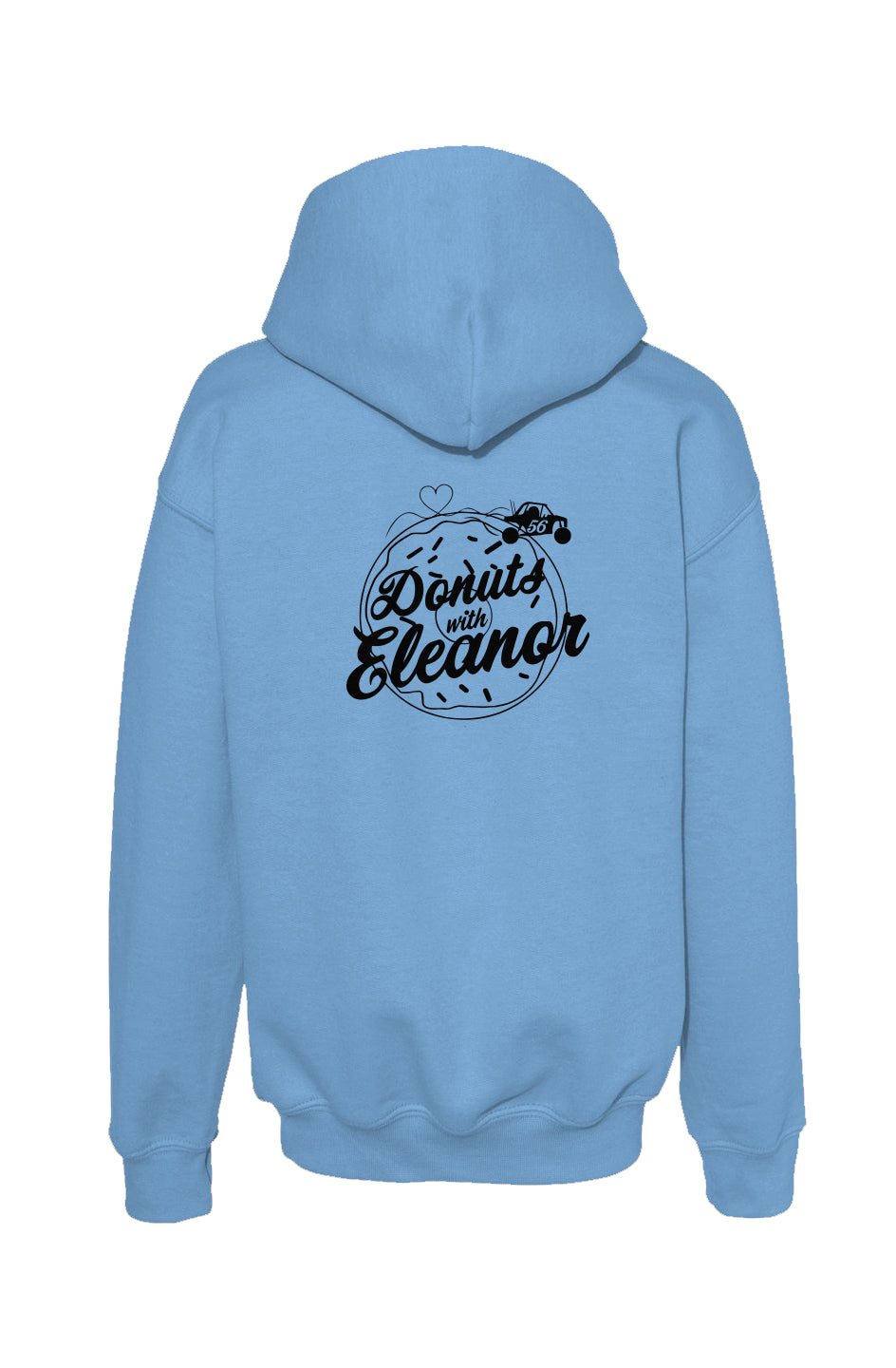 Black Logo Youth Hoodie | Eleanor Stanley