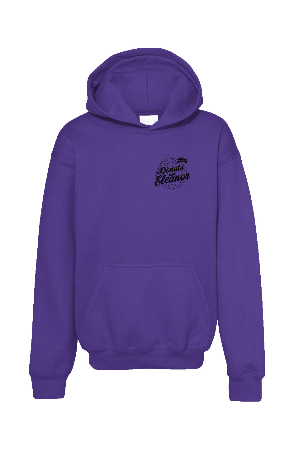 Black Logo Youth Hoodie | Eleanor Stanley