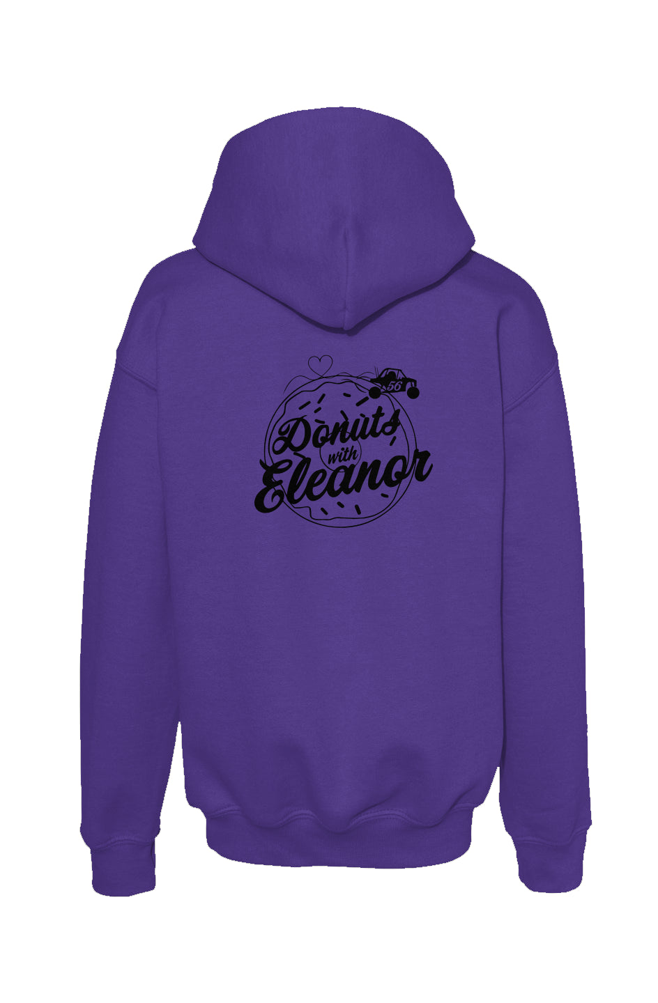 Black Logo Youth Hoodie | Eleanor Stanley