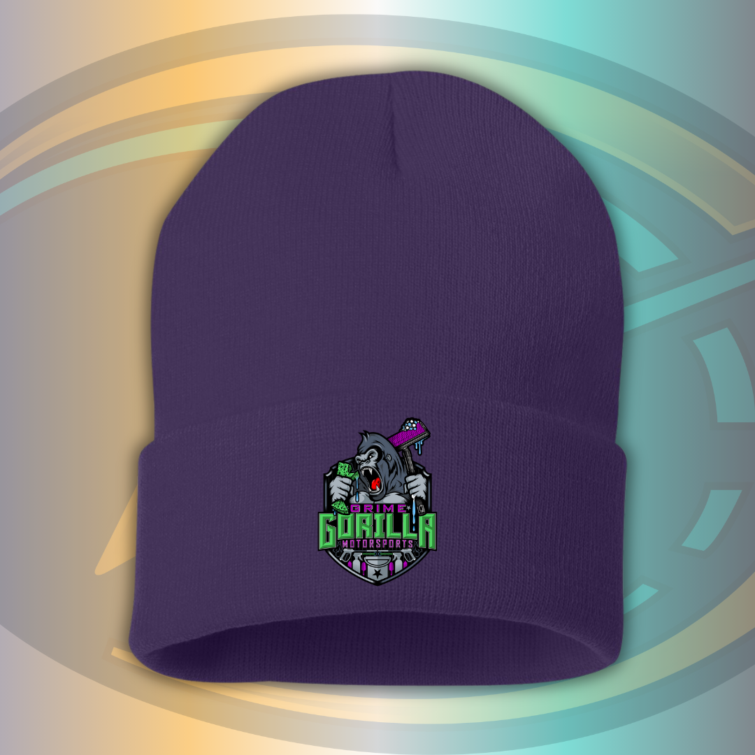 Color Design Cuffed Beanie | Grime Gorilla Motorsports
