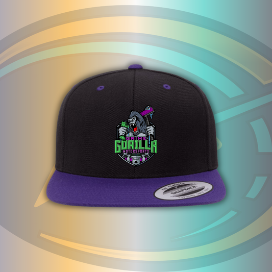 Color Design Flat Bill Hat | Grime Gorilla Motorsports