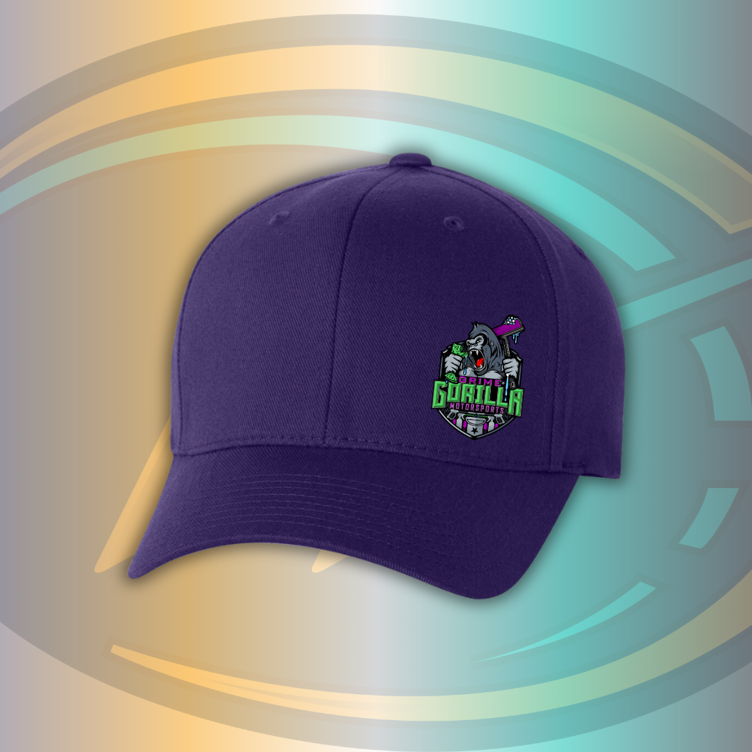 Color Design Fitted Hat | Grime Gorilla Motorsports
