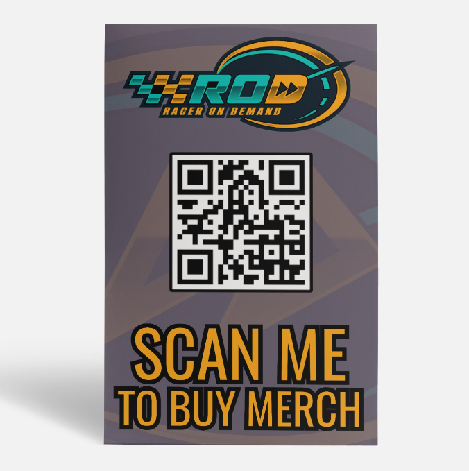 Tabletop Merch Sign