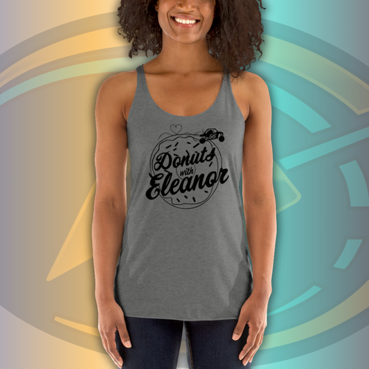 Black Logo Racerback Tank | Eleanor Stanley