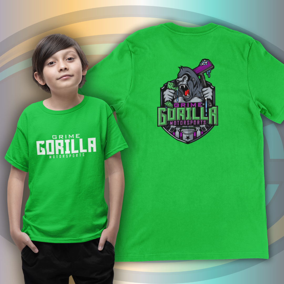 Color Design Youth T-Shirt | Grime Gorilla Motorsports