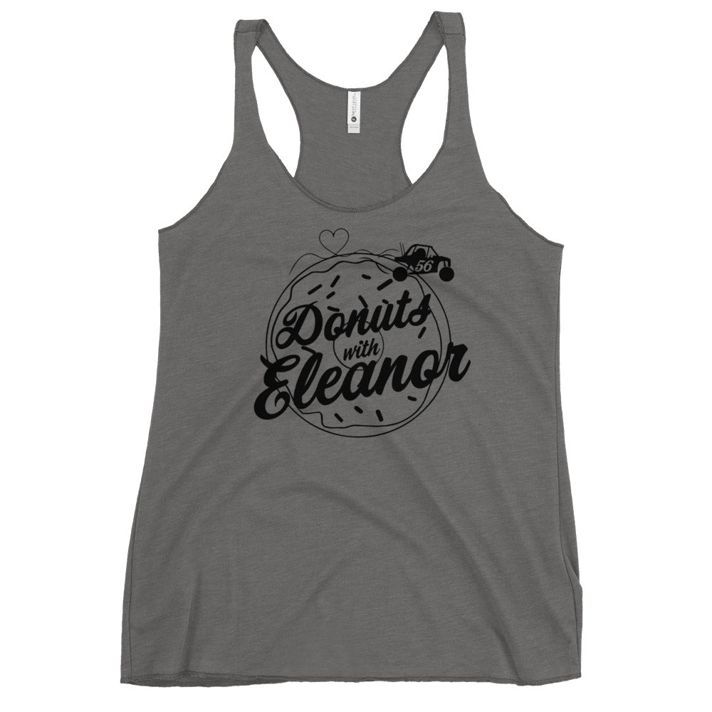Black Logo Racerback Tank | Eleanor Stanley