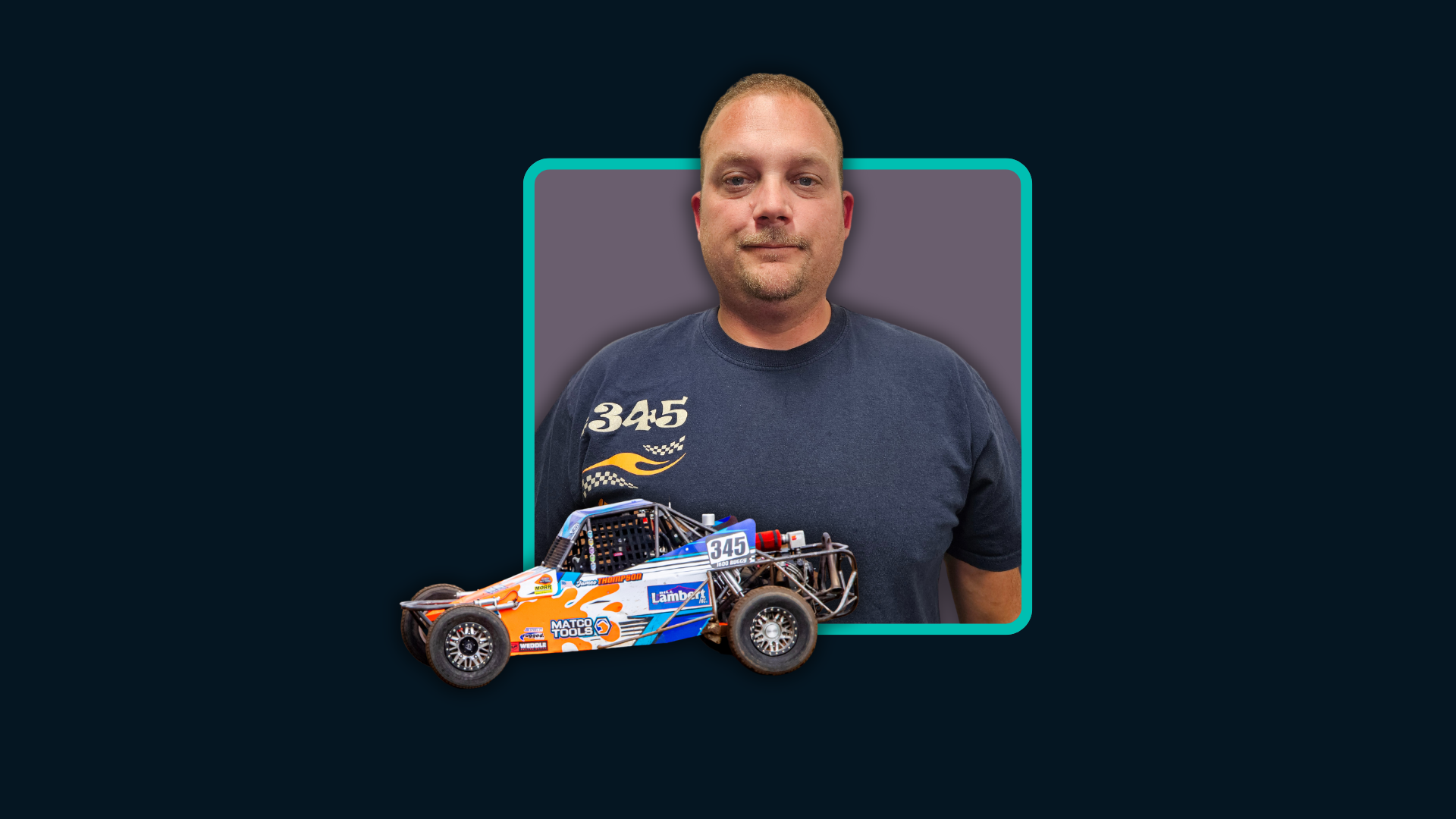 #345 James Thompson | Champ Off-Road | 1600 Single Buggy – Racer on Demand