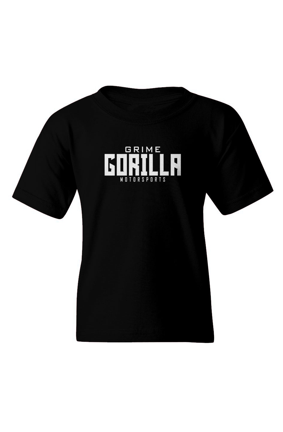 Black and White Design Youth T-Shirt | Grime Gorilla Motorsports