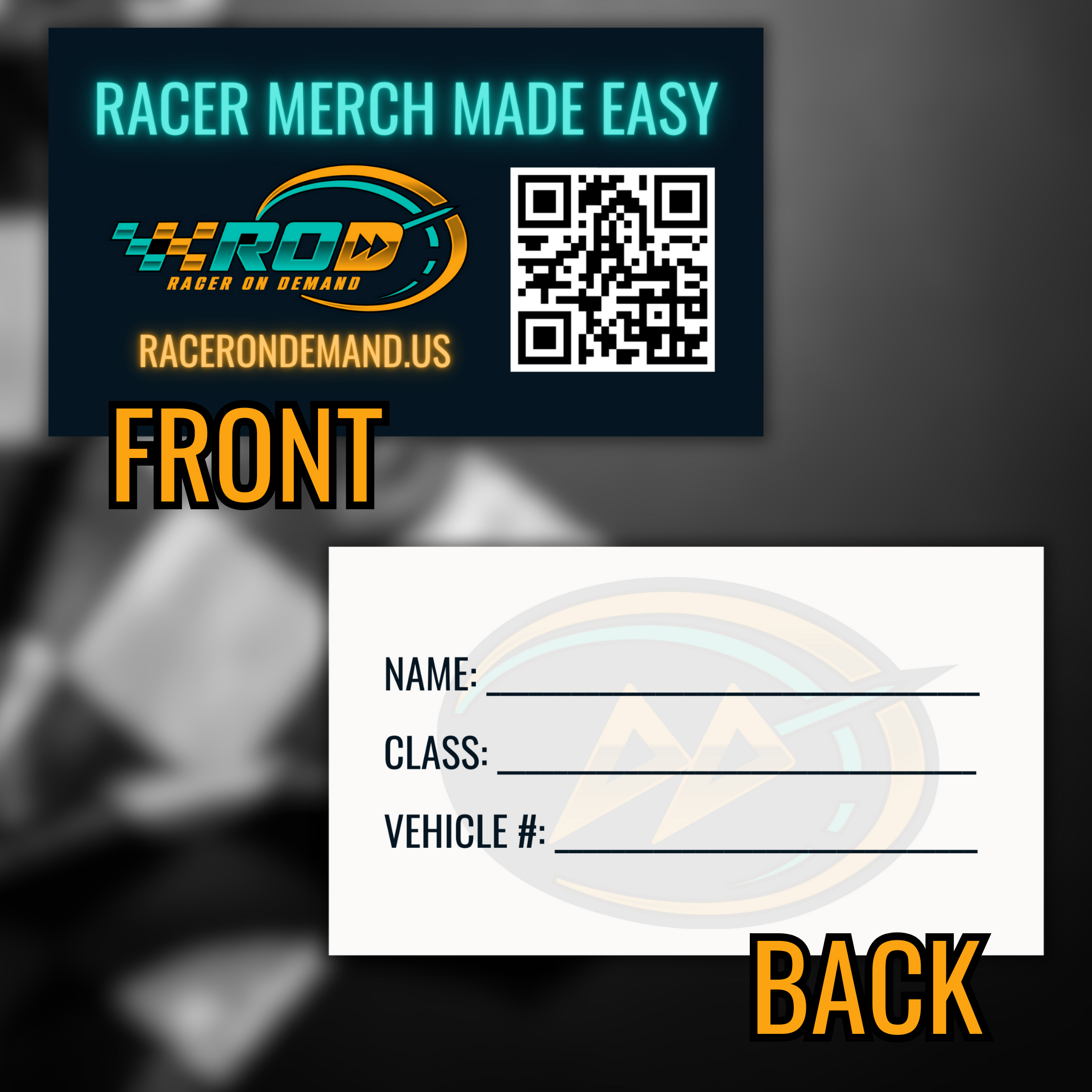 Racer on Demand | ROD Cards