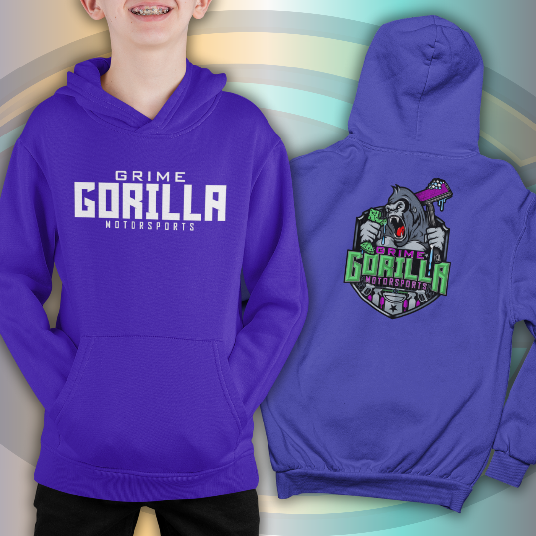 Color Design Youth Hoodie | Grime Gorilla Motorsports
