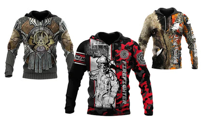 Custom All-Over Hoodie Design by Bellastudio